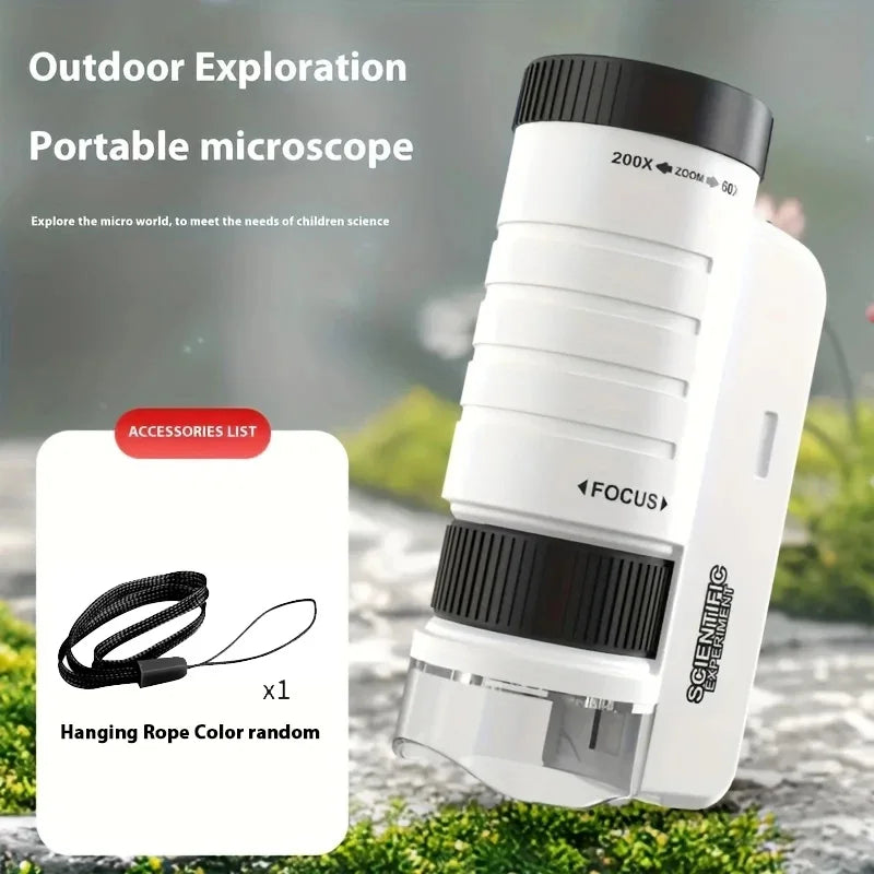 Portable Handheld STEM Microscope for Kids & Adults - CELEBRATE50 for 50% OFF
