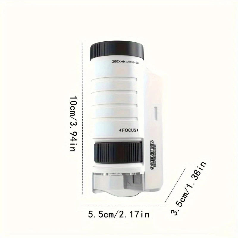 Portable Handheld STEM Microscope for Kids & Adults - CELEBRATE50 for 50% OFF